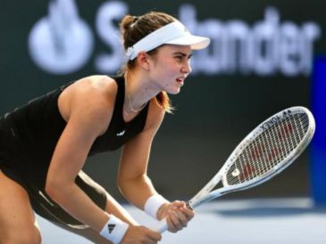 La estadounidense Iva Jovic mostró temple, carisma y carácter en su debut dentro del GDL Open AKRON 2025 WTA 500. INSTAGRAM/ @gdlopen.