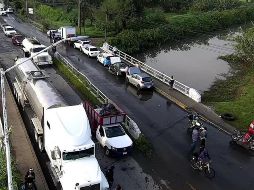 Al momento, de manera preliminar, no se registran viviendas ni negocios inundados, pero se realizan recorridos de vigilancia en Altus Bosque y la colonia La Gigantera. ESPECIAL / AYUNTAMIENTO DE TLAJOMULCO