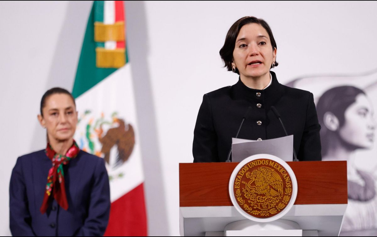 Marcela Figueroa, la titular del Secretariado Ejecutivo del Sistema Nacional de Seguridad Pública, presentó el Reporte de Incidencia Delictiva de agosto 2025. SUN / D. Simón Sánchez