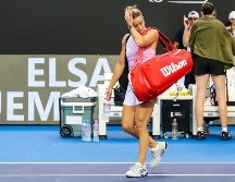 La consentida del público tapatío no pudo recuperarse y la parte mental terminó siendo un factor importante para ser eliminada prematuramente del torneo. EL INFORMADOR/ A. NAVARRO.