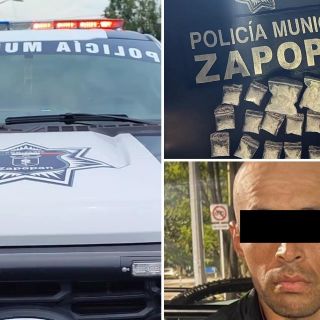 Detienen a un sujeto en la colonia Tabachines con diversos paquetes de droga