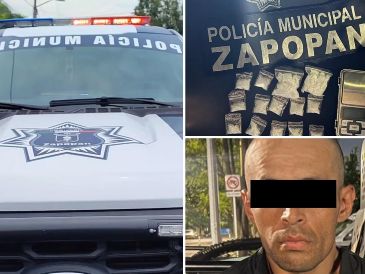 Los hechos ocurrieron cuando los elementos de la Comisaría de Seguridad de Zapopan se encontraban en su recorrido de vigilancia el día de ayer en la colonia Tabachines. ESPECIAL / Policía de Zapopan