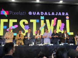 Durante la inauguración de Pixelatl, Verónica Delgadillo, subrayó el papel que juegan los jóvenes en el fortalecimiento de este ecosistema creativo. EL INFORMADOR / H. Navarro