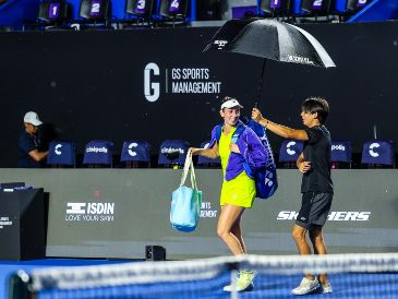 Elise Mertens aventajaba 1-0 cuando el juego fue suspendido. EL INFORMADOR/A. Navarro