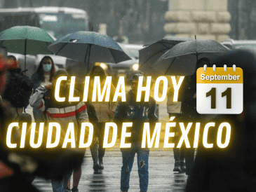 Según el pronóstico del clima, hoy, 11 de septiembre, se pronostica lluvia. SUN/ ARCHIVO