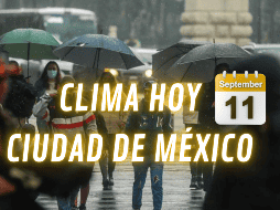 Según el pronóstico del clima, hoy, 11 de septiembre, se pronostica lluvia. SUN/ ARCHIVO