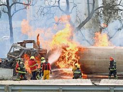 Están por concluir los primeros peritajes en el sitio del accidente, los cuales determinarán formalmente la causa de la explosión. SUN/V. Rosas