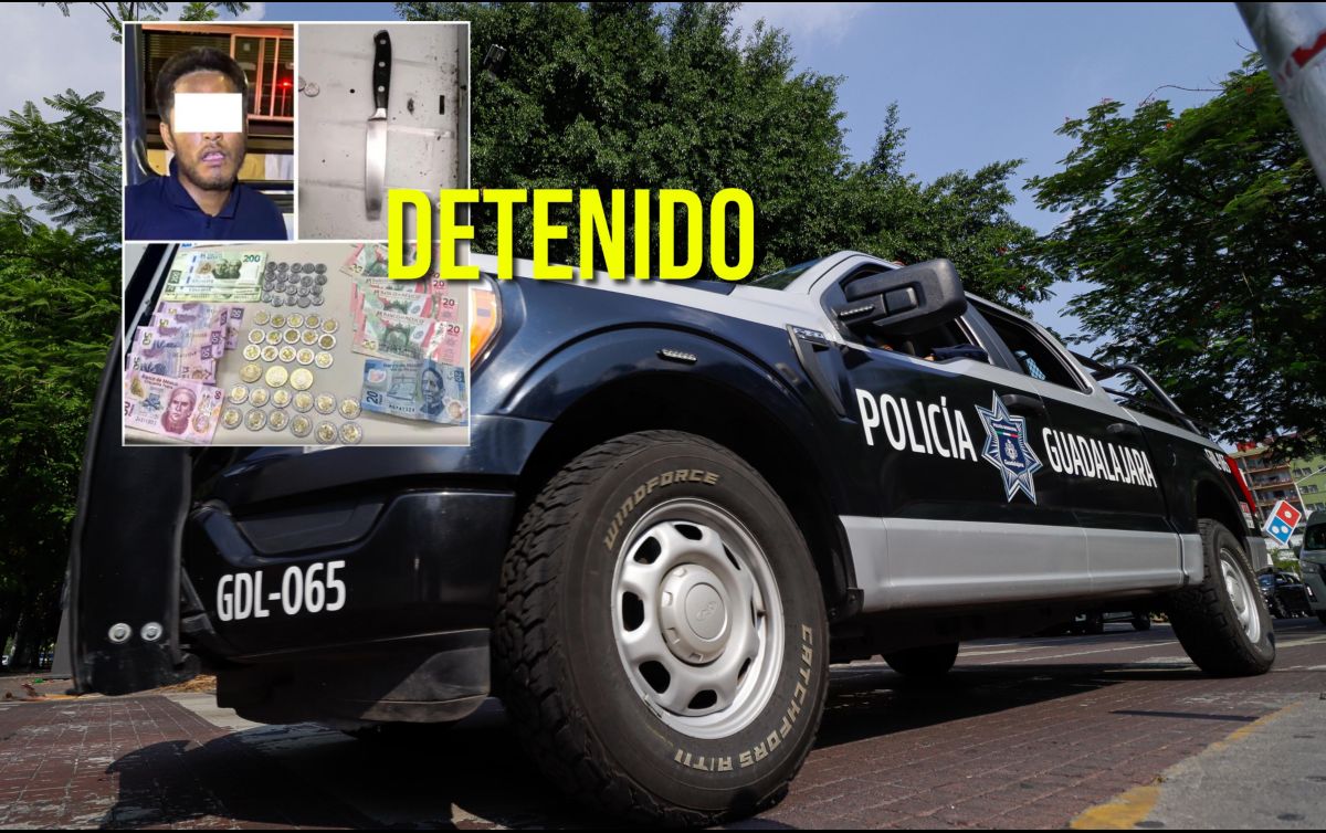 Elementos de la Policía de Guadalajara detuvieron a un sujeto que presuntamente robó una farmacia el día de ayer. EL INFORMADOR / ARCHIVO / ESPECIAL / Policía de Guadalajara