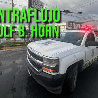 Así luce el operativo de contraflujo en avenida Adolf B. Horn (FOTOS)