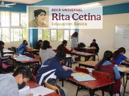 La Beca Rita Cetina, que ya está en secundaria con 5.6 millones de becarios, ahora se va a extender a los estudiantes de educación primaria. ESPECIAL / GOBIERNO DE BAJA CALIFORNIA SUR