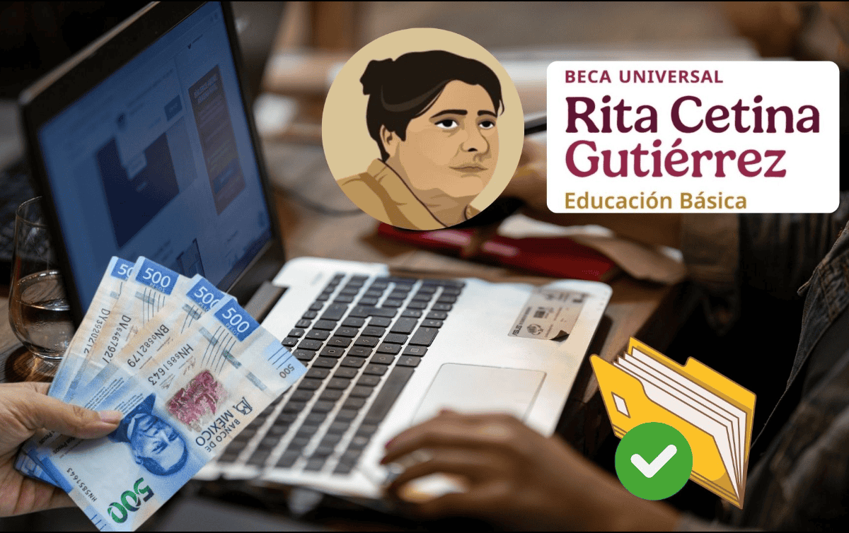 La Beca Rita Cetina es un programa universal, es decir, que se les entrega a todas y todos los alumnos que se inscriban adecuadamente. Canva/ESPECIAL