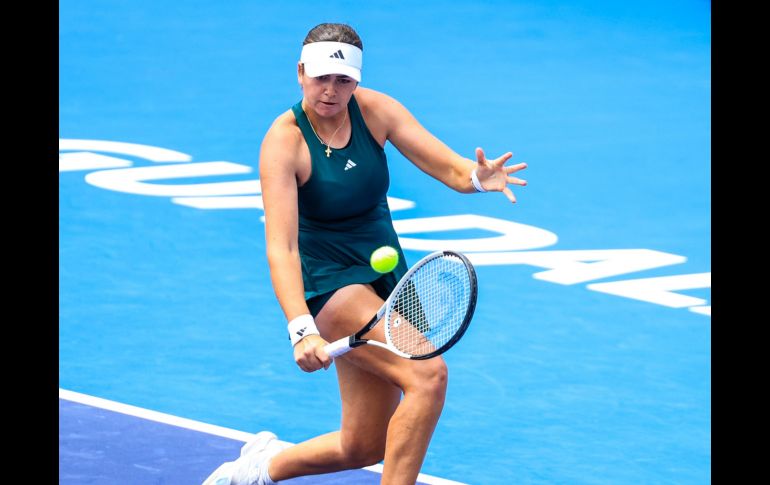 Marina Stakusic repitió la dosis a Jelena Ostapenko por segunda edición al hilo del GDL Open. EL INFORMADOR / A. Navarro