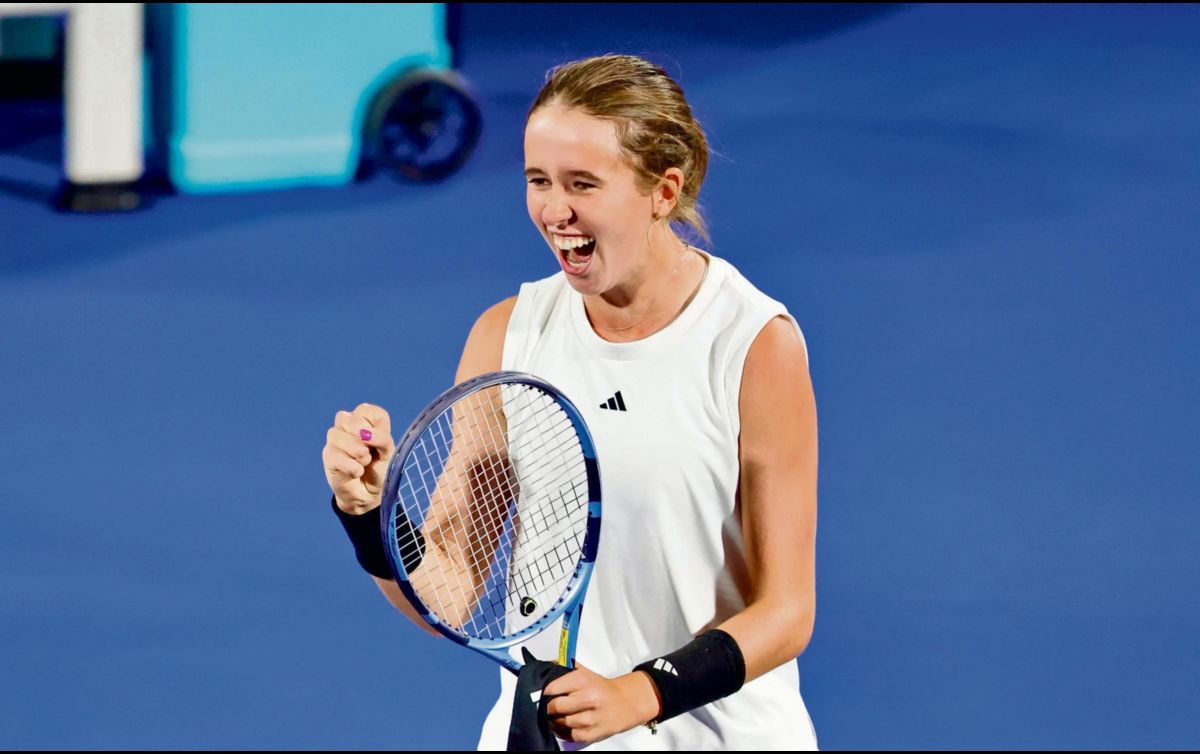 Bartunkova jugara contra Iva Jovic por el pase a la final. ESPECIAL