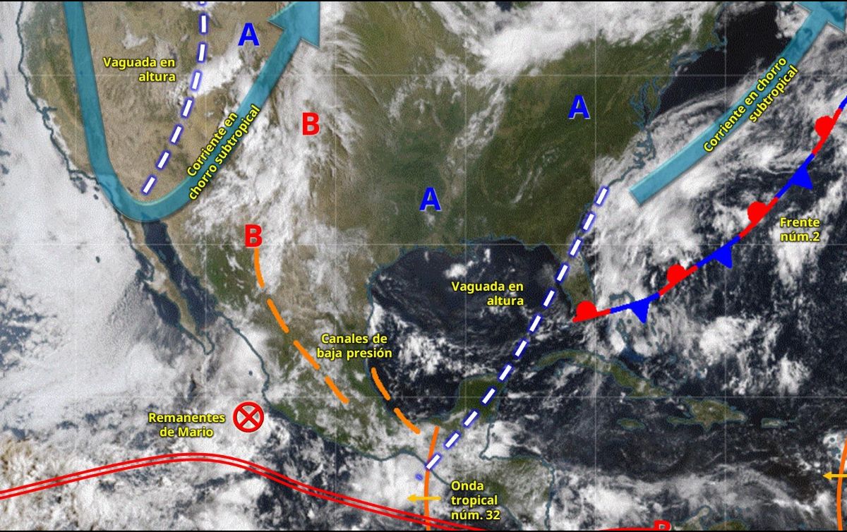 La dependencia advirtió que las precipitaciones previstas representan riesgo de deslaves, encharcamientos y crecidas repentinas de ríos y arroyos. ESPECIAL/ SMN.