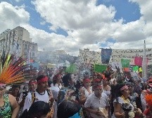 Los feligreses la recibieron en el umbral de la Catedral, entre gritos de “Regresen la Romería a Ávila Camacho” para la Romería 2025. EL INFORMADOR/ O. González