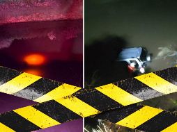 Personal de la Unidad Estatal de Protección Civil y Bomberos de Jalisco (UEPCBJ) recibió el reporte de la volcadura de un vehículo tipo SUV que cayó hacia un arroyo. ESPECIAL