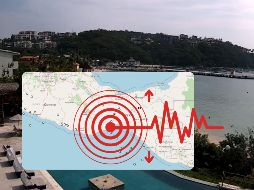 Se registraron dos sismos de magnitud ascendente cercanos a Salina Cruz, Oaxaca. ESPECIAL / Webcams de México / Sistema Sismológico Nacional