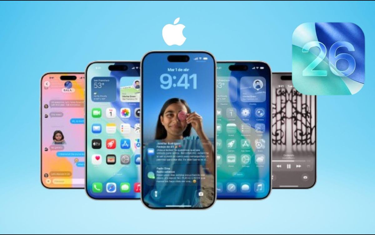 Hoy llega iOS 26 a todos los iPhone compatibles con esta actualización. Apple/ESPECIAL