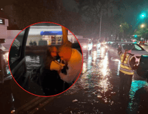 Gracias a la rápida atención de la autoridad, la mujer se reporta ilesa. ESPECIAL/Policía Vial Jalisco