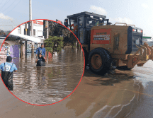 En el fraccionamiento Los Sauces nuevamente se presentaron afectaciones a causa del desbordamiento del Arroyo Seco. ESPECIAL/Gobierno de Tlajomulco