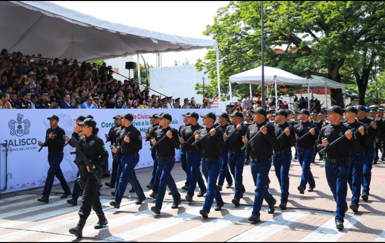 Entre los elementos participantes se encuentran grupos del Ejército Mexicano, Guardia Nacional, Protección Civil y Bomberos. EL INFORMADOR / J. Acosta