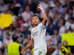 Kylian Mbappé convirtió dos penales y con ello llegó a 50 goles con el Madrid. EFE/M. Fernández