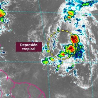 Depresión tropical Siete se forma en el Atlántico; aquí se ubica