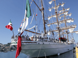 El buque zarpará de la Gran Manzana en los primeros días de octubre para regresar a México. NTX/ARCHIVO