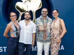 Theresa Cuervo, Luis Fernández del Valle, Jorge Toalla y Karen Gutierrez en la quinta edición de Alquimia. GENTE BIEN JALISCO / C. Pérez