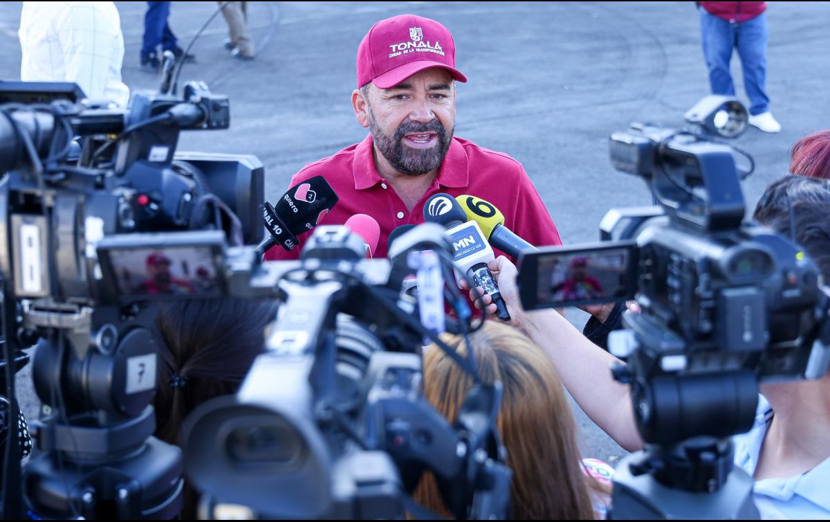El alcalde, Sergio Chávez Dávalos, destacó que desde febrero pasado se tomaron medidas preventivas para mitigar los daños por lluvias en Tonalá. EL INFORMADOR / ARCHIVO