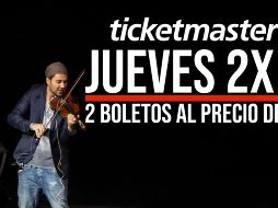 Revisa la lista de TODOS los conciertos que están al 2x1 en Ticketmaster hoy jueves 18 de septiembre. EL INFORMADOR / ARCHIVO