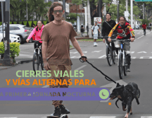 El sábado, agentes de Movilidad prestarán sus servicios para auxiliar a los automovilistas en las vías alternas. ESPECIAL/Vía RecreActiva