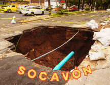 Los socavones pueden presentar formas distintas, como cuencos poco profundos o vacíos colapsados, con paredes empinadas y verticales. EL INFORMADOR / ARCHIVO