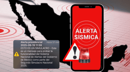 Muchas personas reportaron no haber recibido la alerta sísmica en sus teléfonos. ESPECIAL