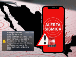 Muchas personas reportaron no haber recibido la alerta sísmica en sus teléfonos. ESPECIAL