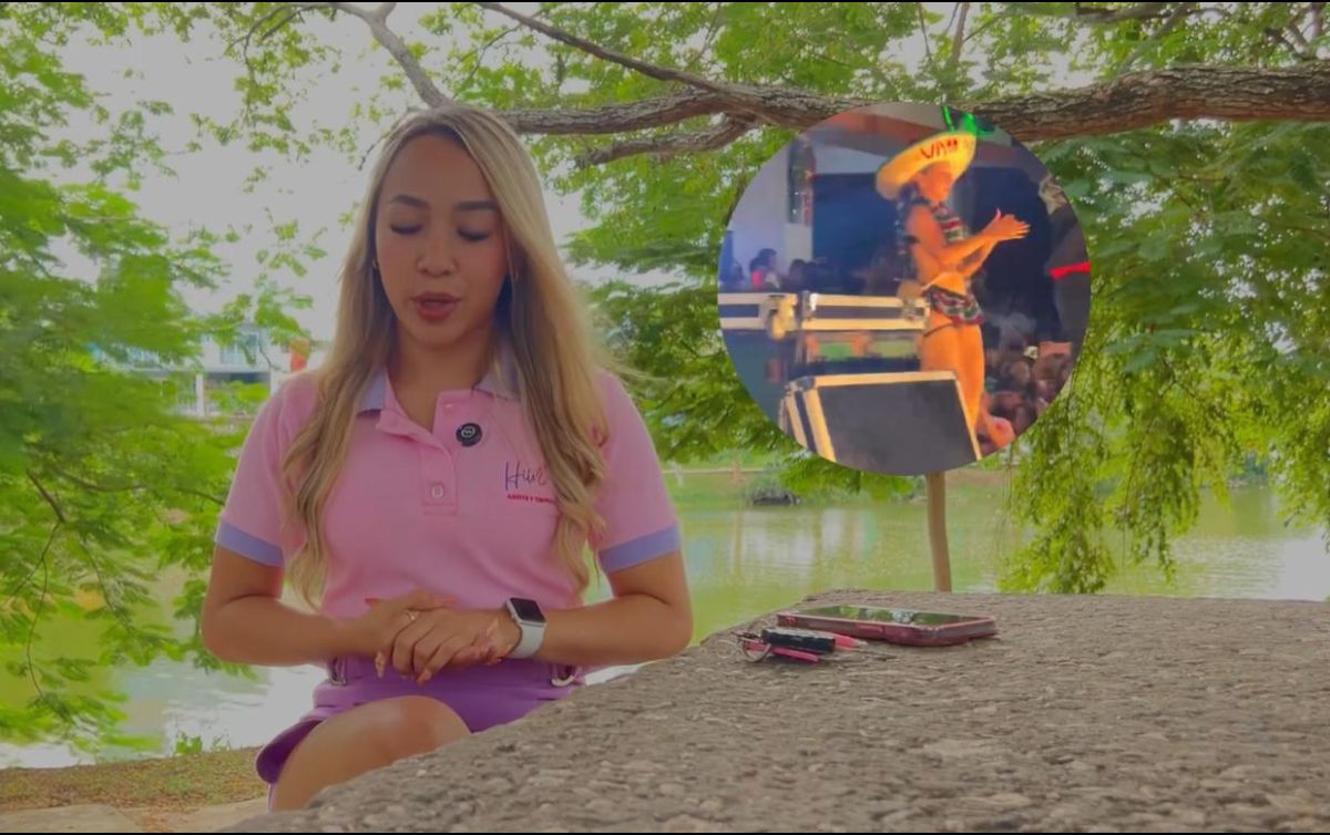 Esto dijo Yoana de la Cruz respecto a la polémica generada por su baile durante las celebraciones del Grito de Independencia. ESPECIAL / FACEBOOK Yoana de la Cruz