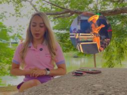 Esto dijo Yoana de la Cruz respecto a la polémica generada por su baile durante las celebraciones del Grito de Independencia. ESPECIAL / FACEBOOK Yoana de la Cruz