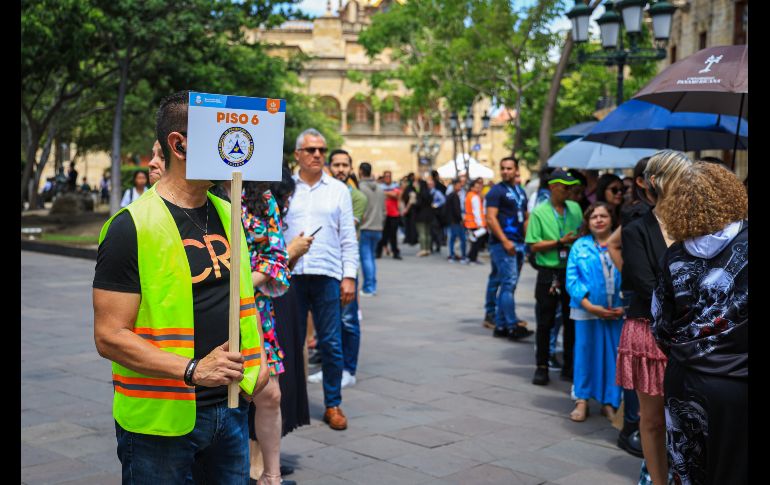 Sergio Ramírez López destacó que este 2025 el simulacro tuvo un incremento del 30% en la participación de viviendas que se sumaron al simulacro, considerando el registro previo que realiza la UEPCBJ. EL INFORMADOR/ J. Acosta