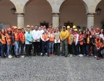 Las brigadas internas del Congreso coordinaron el desalojo, indicando rutas de seguridad y puntos de concentración en espacios abiertos. CORTESÍA