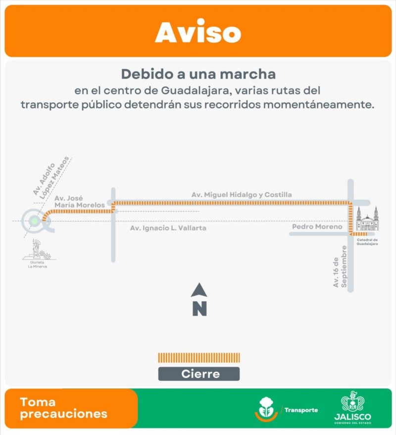 CORTESÍA/ Secretaría de Transporte Jalisco&nbsp;