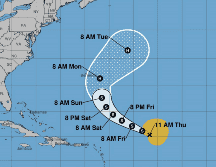 Hasta ahora suman siete ciclones este año en el Atlántico: el huracán Erin, y las tormentas Andrea, Barry, Dexter, Fernand y Chantal. EFE