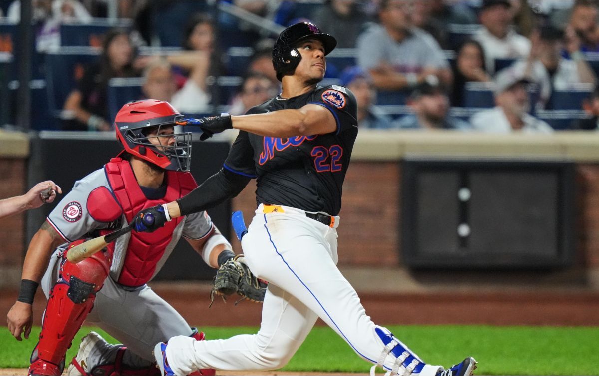 Juan Soto impulsó tres carreras con su jonrón. AP/F. Franklin