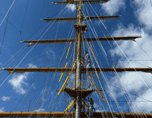 El Buque Escuela Cuauhtémoc ha regresado al muelle 86 en Manhattan. ESPECIAL/SEMAR