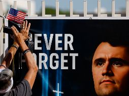 Kirk murió el 10 de septiembre tras ser baleado en el cuello durante un debate en la Universidad Utah Valley. EFE/C. Brehman