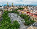 Corazón de la ciudad. Plaza de la Liberación en Guadalajara, espacio emblemático donde conviven la historia, el comercio y la vida cotidiana. EL INFORMADOR/A. Navarro