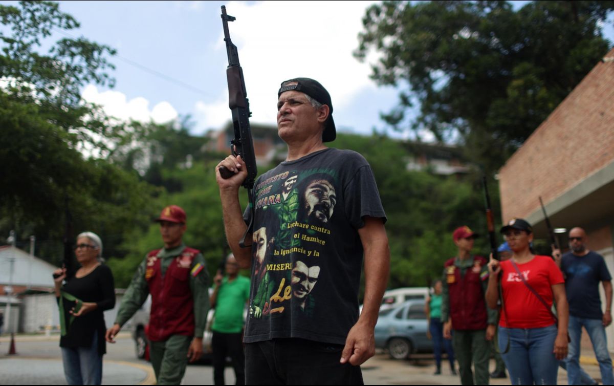 Los barrios humildes y regiones agrícolas figuran como los semilleros de las milicias populares. EFE/M Gutiérrez
