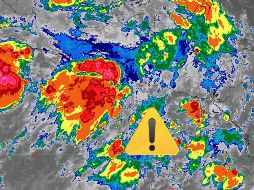 Este es el pronóstico de lluvias para hoy 21 de septiembre de 2025. ESPECIAL / SMN