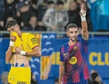 Ferran Torres fue el jugador más destacado del encuentro al marcar un doblete para darle el triunfo a su equipo. EFE