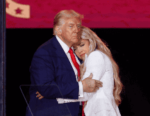 Erika Kirk reveló que ha perdonado al asesino de su esposo, Charlie Kirk.  EFE/ Caroline Brehman