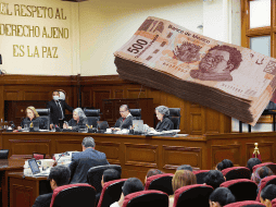 En total, los ministros proponen dejar de percibir los 3 millones 347 mil 582 pesos que al año recibían en prestaciones ordinarias y adicionales, para recibir 716 mil 869 pesos. SUN / ARCHIVO